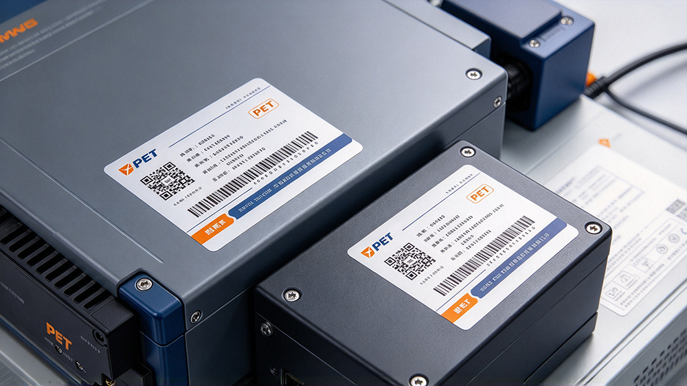 High temperature resistant PET sticker label for electronics PCB battery identification